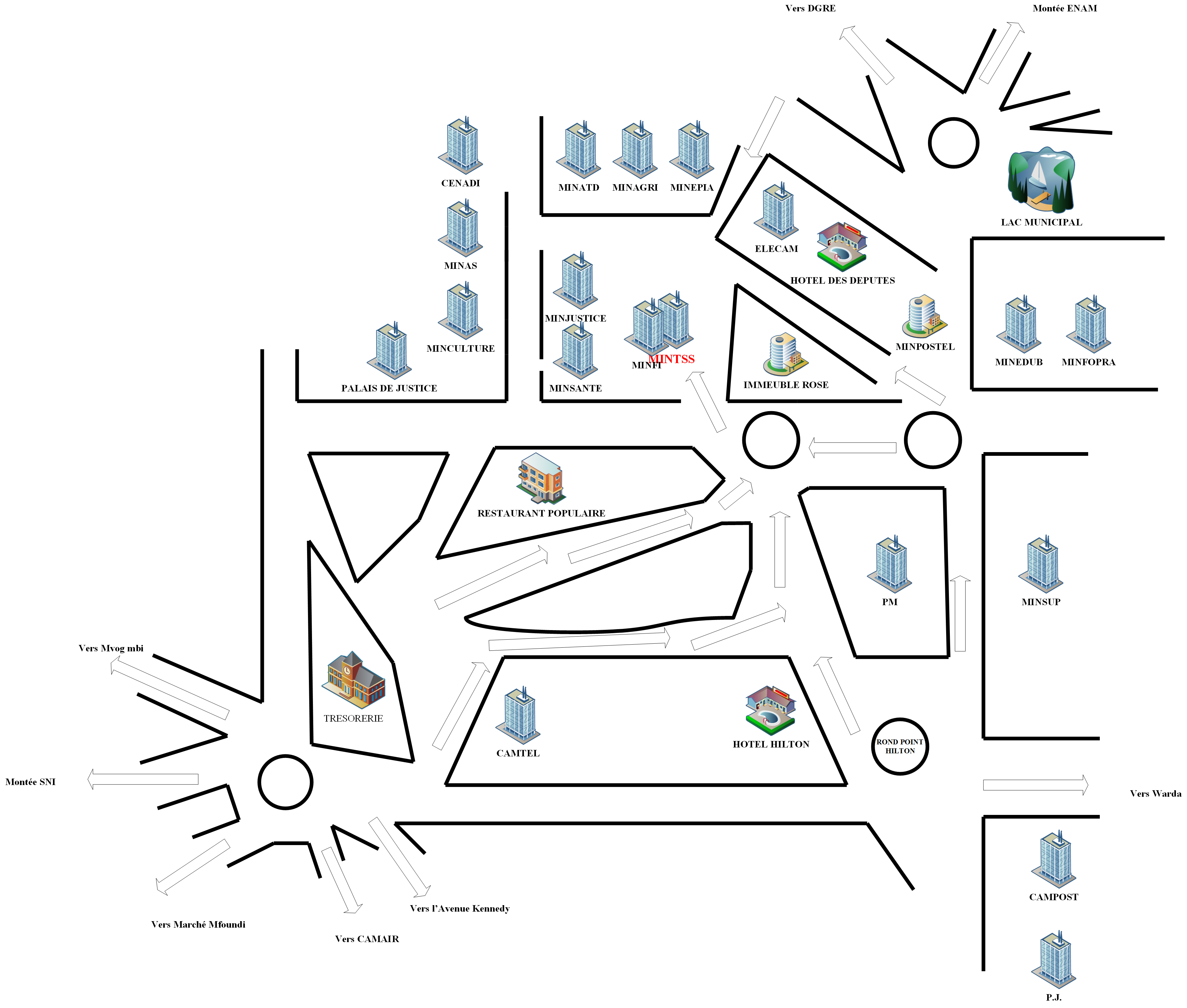 Carte d'accès au MINTSS